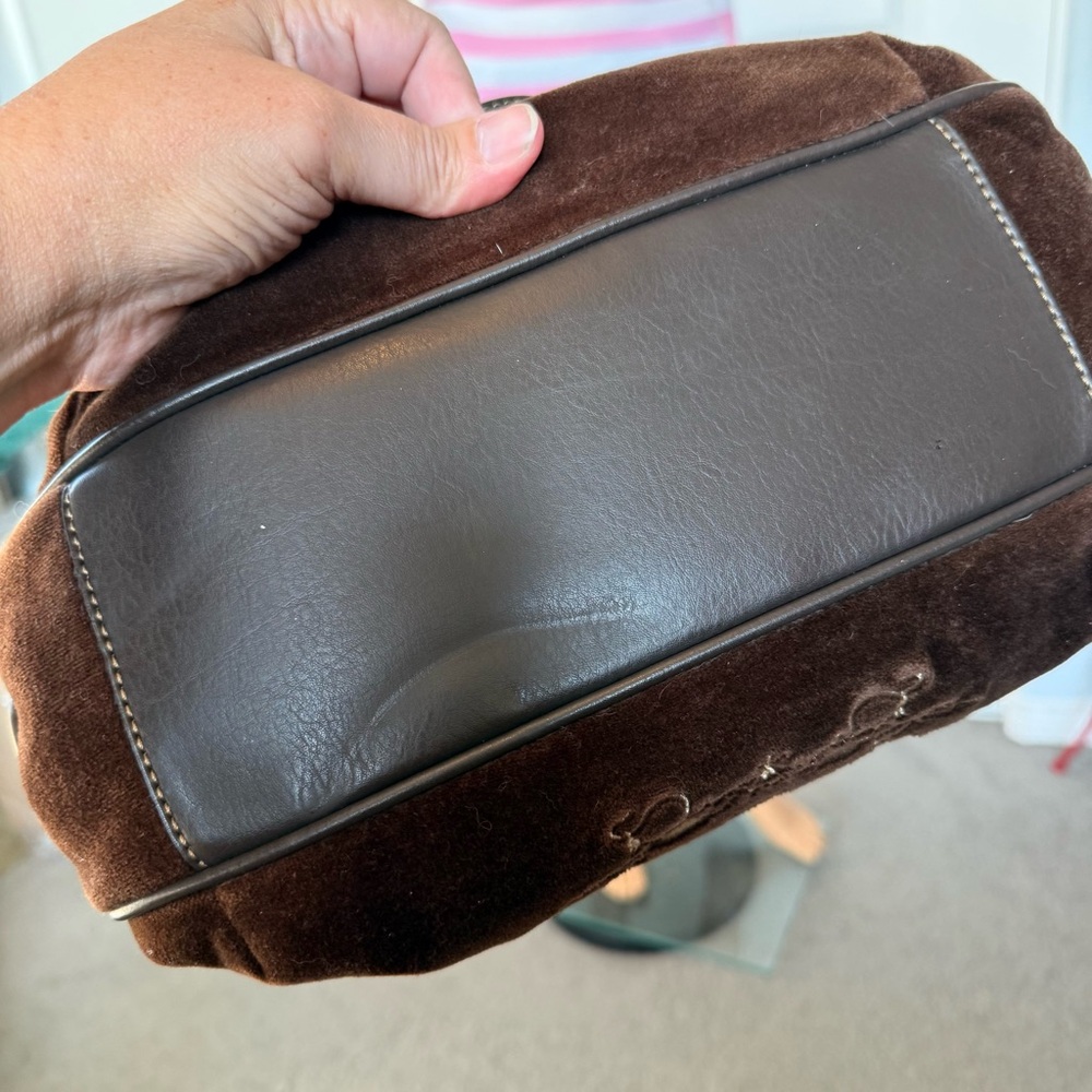 👑 Vintage Royal Juicy Couture Brown baby fluffy purse Once Upon a Time - Picture 8 of 13